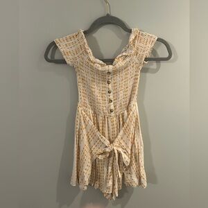 off the shoulder romper